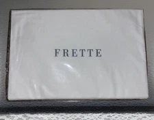 $180 Frette Hotel Classic Percale Fitted Sheet Queen White Cotton NEW WITH TAGS!
