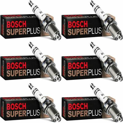 6 New Bosch Copper Core Spark Plugs For 2010-2012 PORSCHE 911 H6-3.8L