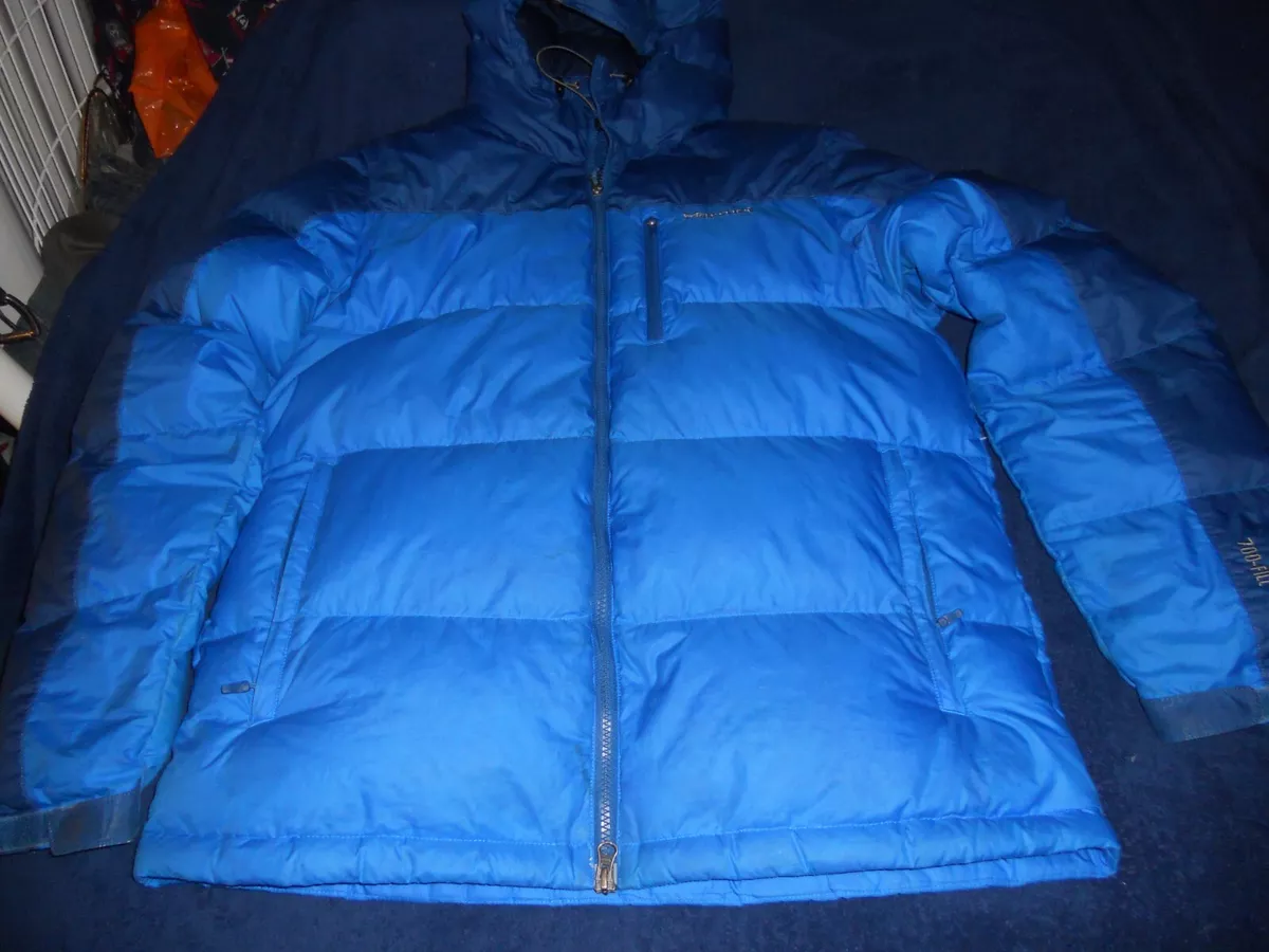 Marmot Guides Down Hoody MENS Jacket 700 Fill Blue Size l/g