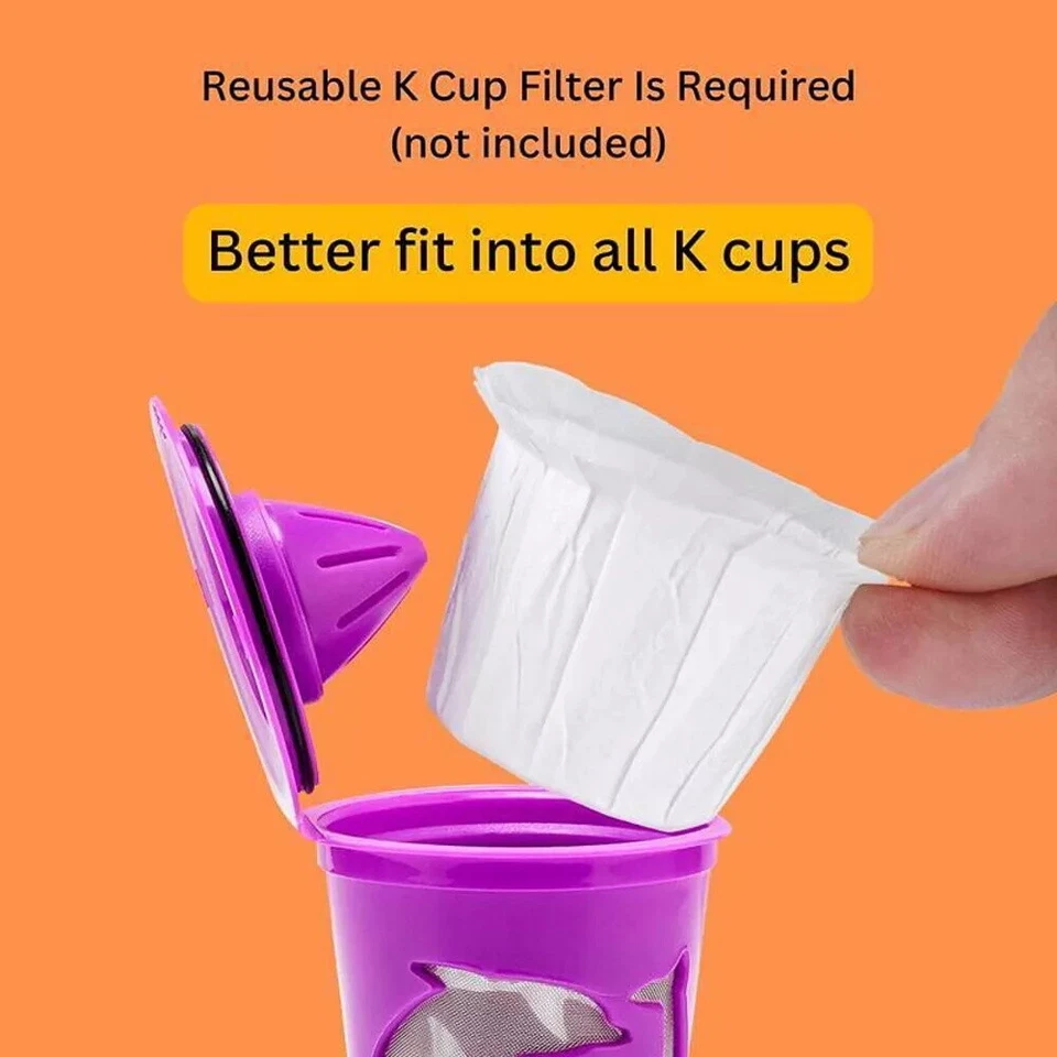 100-500pcs Disposable Cups Coffee Filters Paper Pods Replacement For Cup Filter - Image 2 of 4