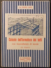 LUIGI ROSCI "CALCULATION OF ROOF ARMATURE WITH TABLE OVERLAPS" 1933