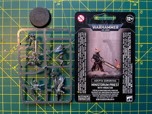 Ministorum Priest With Vindicator - Warhammer 40K Imperial Agents - NEUF Sous Blister