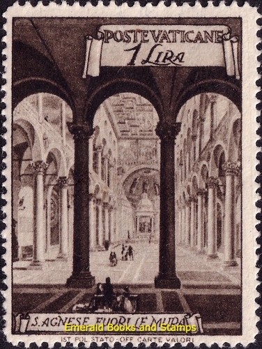 EBS Vatican City 1949 - Roman Basilicas - 122-124 - MNH** - Bild 2 von 4