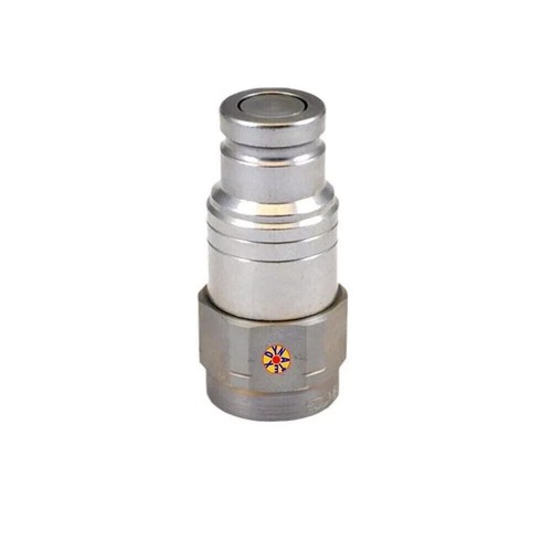 Acoplamiento de manguera hidráulica de 1" de cara plana sonda macho paso de rosca de 1 1/4" - Imagen 2 de 7