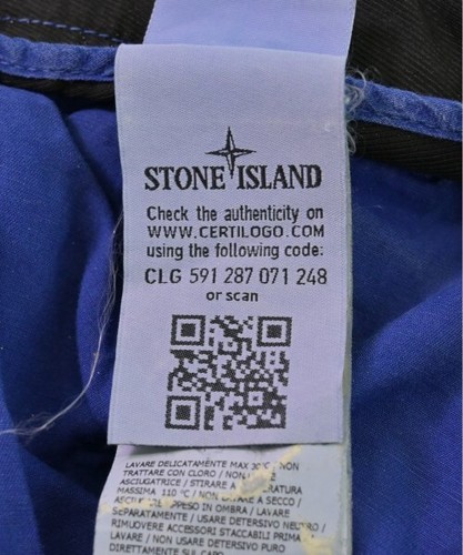 STONE ISLAND Cropped Pants Blue 31(Approx. M) 2200497230036 - Picture 4 of 9