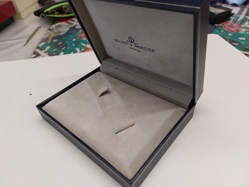 Baume e Mercier vintage scatola per orologi watch box leggi descr - Foto 7 di 8