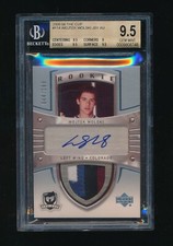 BGS 9.5 WOJTEK WOLSKI 2005-06 THE CUP 4 COLOR PATCH RC AUTO /199 AVALANCHE POP 7