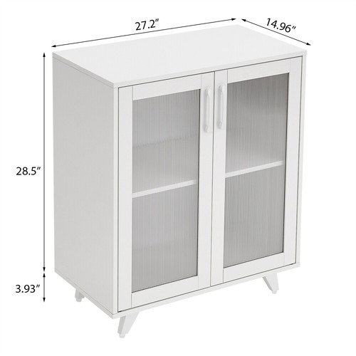 Sideboard Kitchen Buffet Cupboard Living Room Cabinet TV Stand with 2 / 4 Doors - Picture 25 of 57