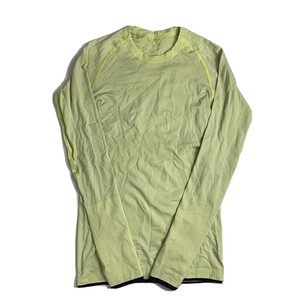 neon yellow long sleeve shirt