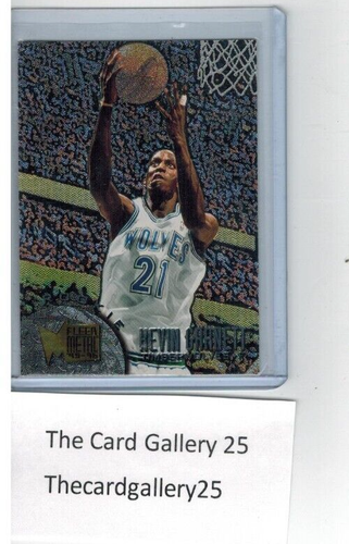 1995-1996 Fleer Metal Rookie Kevin Garnett #167 Hof NBA Champion 15 als Games Ticket - Bild 1 von 2