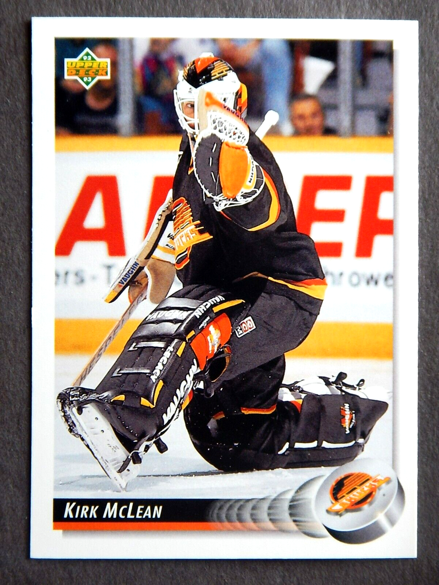 Kirk McLean #299 Upper Deck 1992-93 Hockey Card (Vancouver Canucks