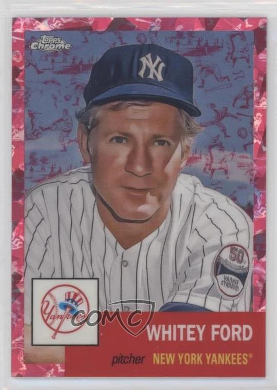 2022 Topps Chrome Platinum Anniversary /100 Whitey Ford #297 HOF | eBay