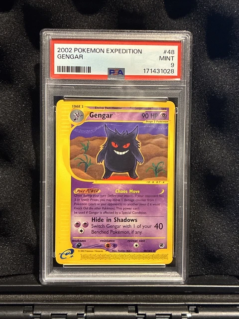 2002 POKEMON EXPEDITION #48 GENGAR PSA 9