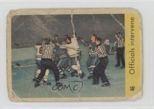 1959-60 Parkhurst Officials Intervene #46 1t6