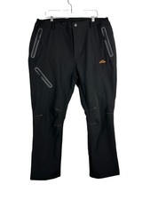 TacVasen Mens US 40 Fleece Lined Pants Waterproof Softshell Snow Hiking outdoor
