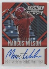 2014 Prizm Perennial Draft Picks Prospect Signatures Red Marcus Wilson Auto 0b2