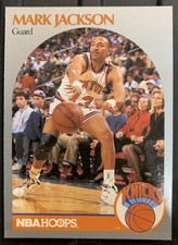 1990 Hoops MARK JACKSON #205 Knicks Menedez Brothers Infamous photo   NICE CARD