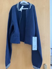 Alo Yoga Tennis Club Sweater Knit Full Zip Ja...
