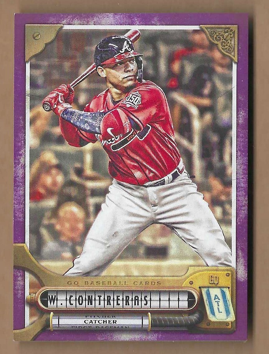 William Contreras 2022 Topps Gypsy Queen Mauve #3 SN# 61/75