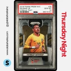 2018 PANINI PRIZM WORLD CUP #25 NEYMAR JR CYRILLIC TEXT PSA 10