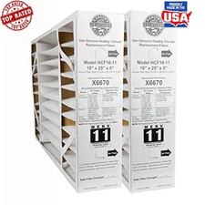 2 Pack Air Filters MERV 11 Durable Livingroom Office Bedroom 16" X 25" X 5" New
