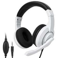 L02 Wired Headset, 3.5mm Stereo Headphones with Noise Canceling Microphone  ...