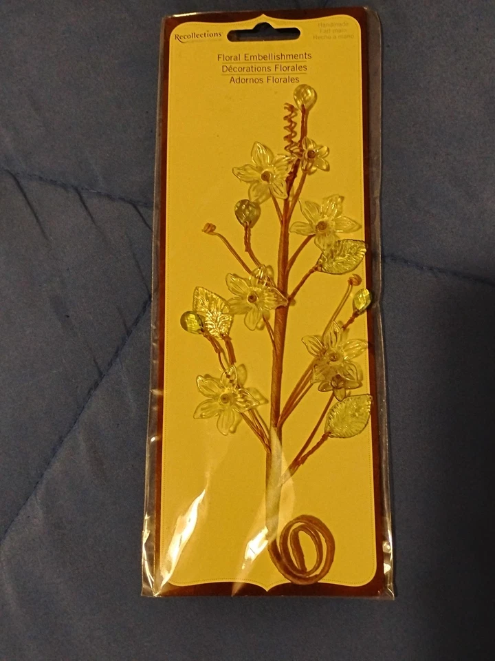 Floral Embellishments By Recollections All Handmade And Variety Of Colors - Image 2 of 4