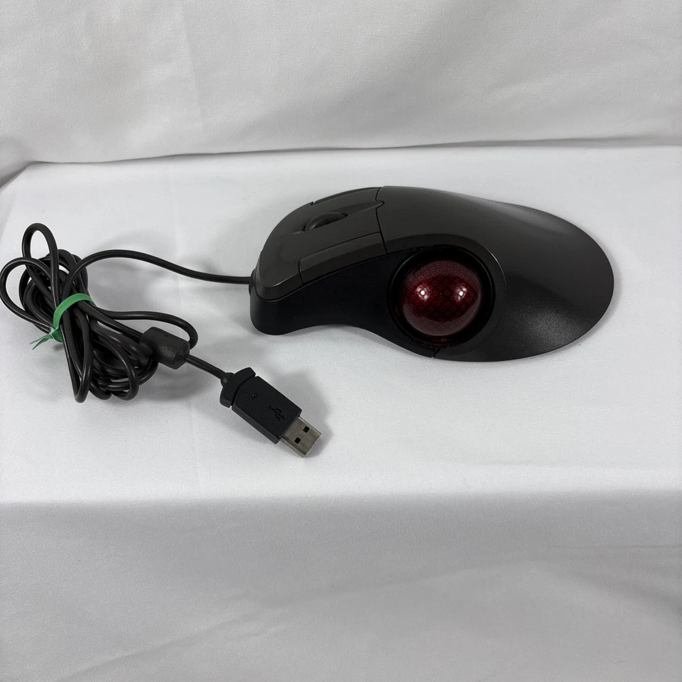 Microsoft Optical Trackball 1.0 USB Compatible X05-87475 Dark Black used - Image 3 of 4