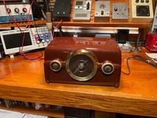 Vintage Crosley Model 10-138 Tube Radio, Electrically Restored.