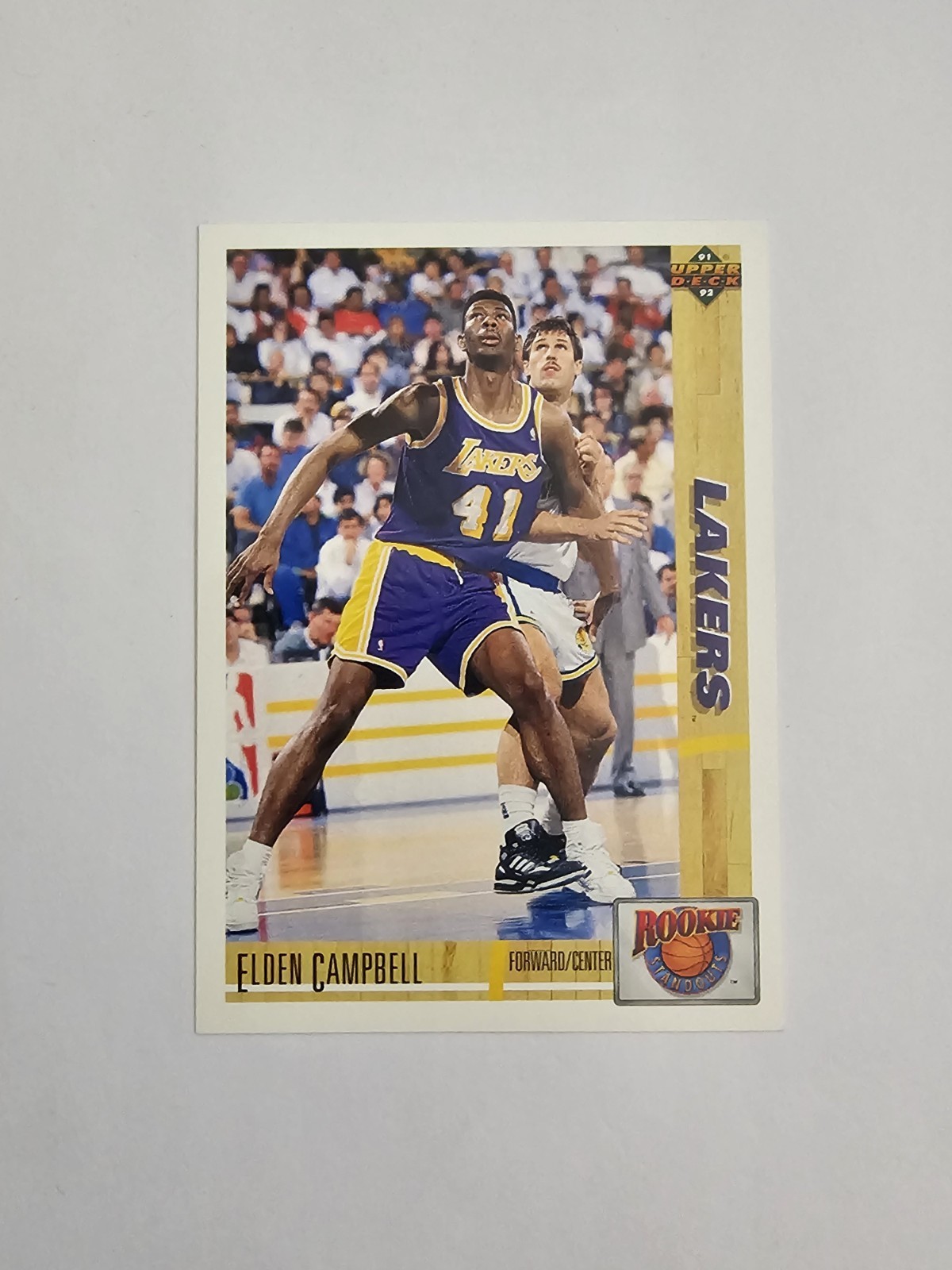 1991-92 Upper Deck #R15 Elden Campbell Rookie Standouts