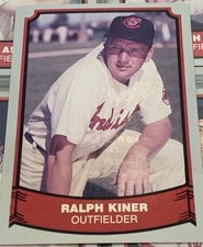 1988 Baseball Legends Ralph Kiner Baseball Card #9 Indians