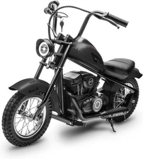 24V Ride On Dirt Bike Kids Electric Motorcycle 15 Mph & 150lb Max Leather Seat