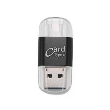 Card Reader Aluminum USB Type C OTG Micro-/TF External Memory Card Reader7620