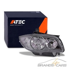 ATEC SCHEINWERFER SCHWARZ H7 RECHTS FÜR BMW 1-ER E81 E82 E87 E88 BIS BJ 03.2009