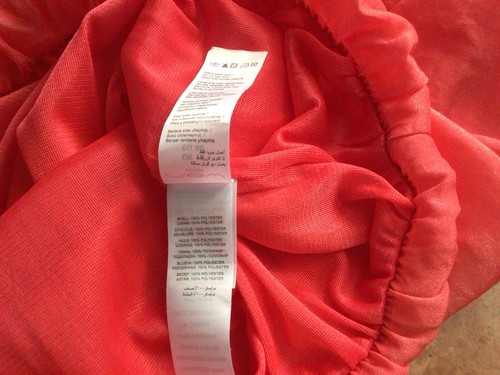 Women’s Vivid Red Sleeveless Top With Roses Size 12 For Parties Weddings Holiday - Picture 10 of 13
