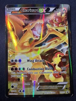 Pokémon Charizard EX XY121 MP Full Art Black Star Promo Free Ship B  