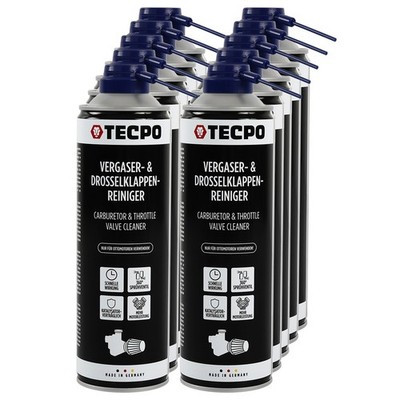 10x500ml VERGASER DROSSELKLAPPEN REINIGER AGR VENTIL ANSAUG-SYSTEM SPRAY CLEANER