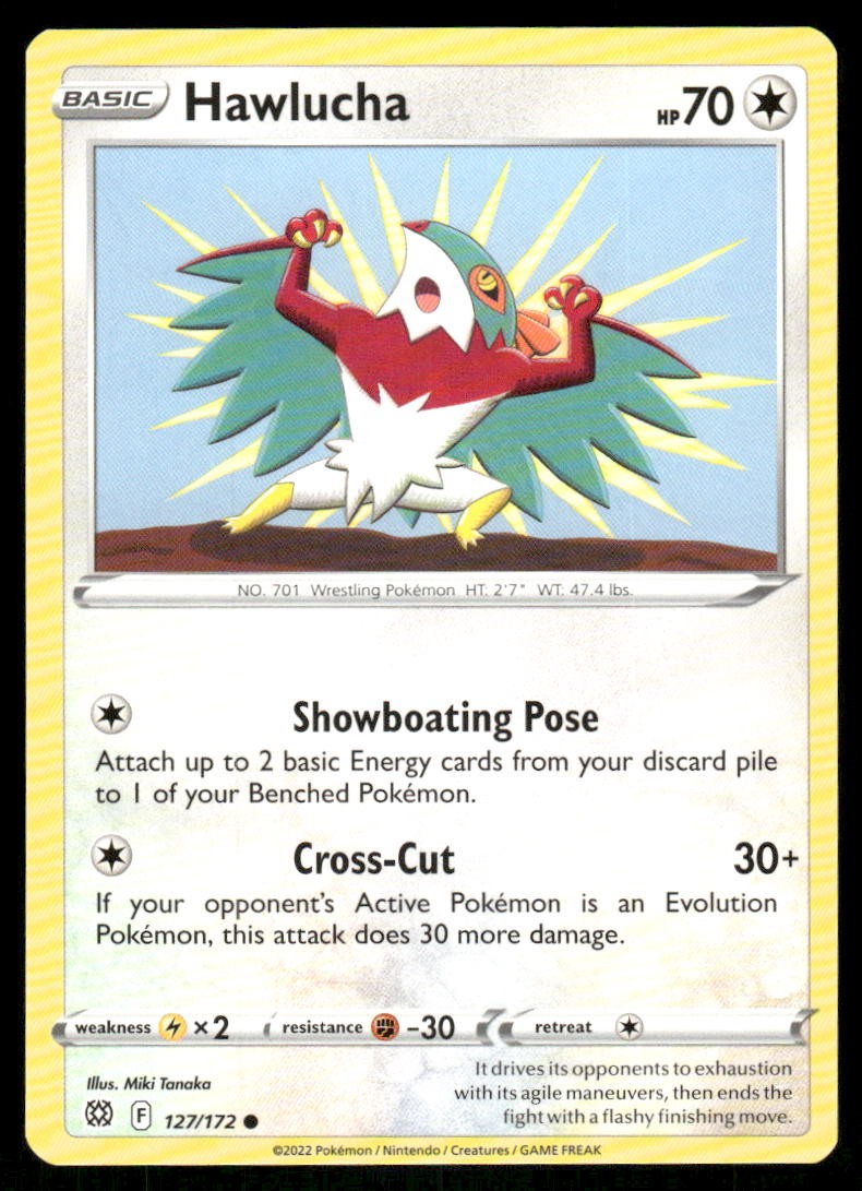 Hawlucha 127/172 - Brilliant Stars - Common NM