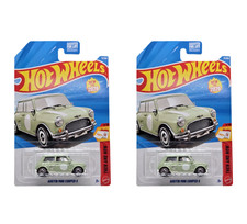 2026 Hot Wheels Austin Mini Cooper S 71 Olive - Set Of 2