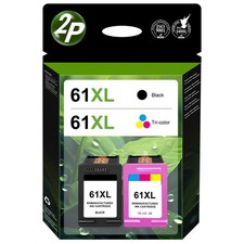 61XL 61 XL Ink Printer Cartridge For HP ENVY 4500 4501 4502 4504 5530 5531 5535