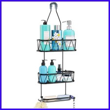 Hanging Shower Caddy, Rustproof Waterproof Shower Organizer with Soap Holde...