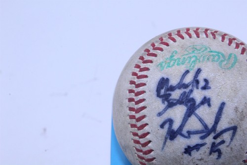 Lega Minore Baseball Autografato 8 Firme Sconosciute - Foto 5 di 6