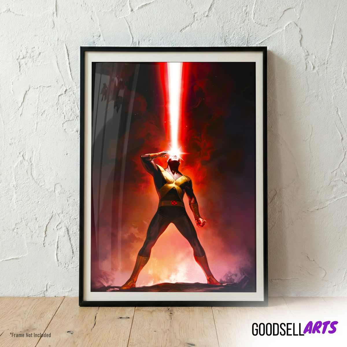 Cyclops Art Print, X-Men Scott Summers Marvel Comic Poster, Gamer