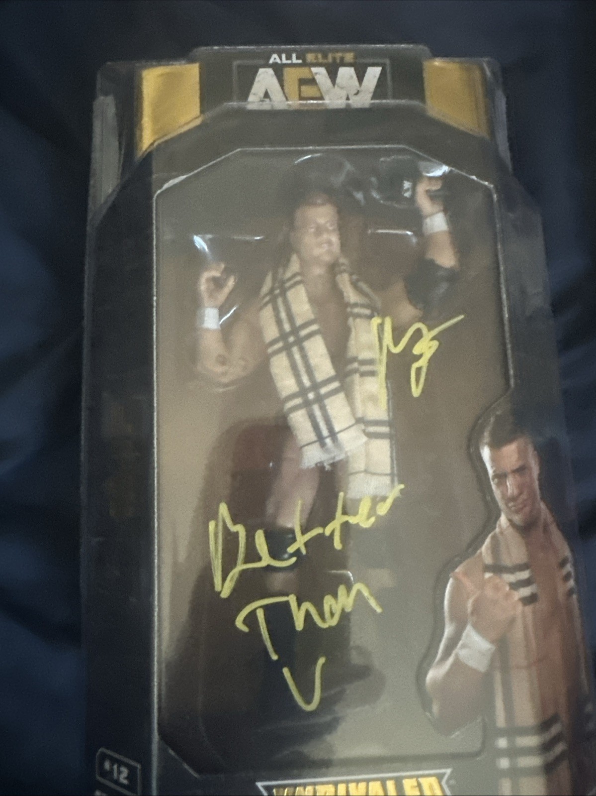 MJF Signed AEW Unrivaled Series 2 Figure Autographed Highspots Coa Inscribed ￼
