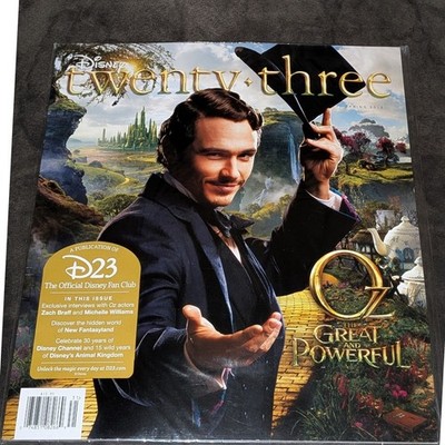 Disney Twenty-Three Magazine Spring 2013 D23 Oz The Great Powerful NIP