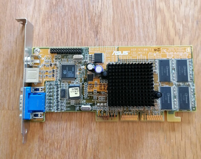 ASUS Retro Grafikkarte AGP - V7100 Geforce 2 MX