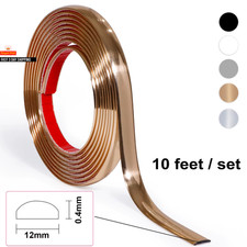 1 Roll Peel and Stick Tile Wall Trim 3M Plastic Edging Trim Liner Flexible Moldi