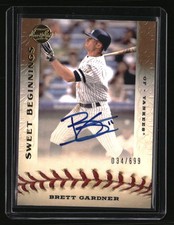 2009 Upper Deck Sweet Spot Brett Gardner #/699