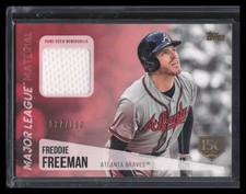 Freddie Freeman 2019 Topps #MLM-FF Major League Material 150th Anniversary #/150