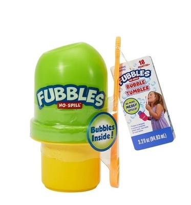 Little Kids Inc. Fubbles No-Spill Bubble Tumbler. Ages 3 & up
